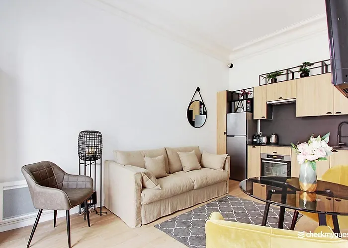 Daire Modern - 1br-4p - Le Marais Paris